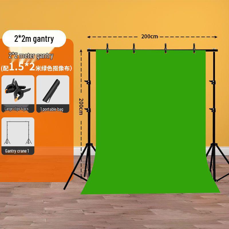 Professional Chroma Key Green Screen Fabric – No Punching or Installation Needed for Photography & Live Studio