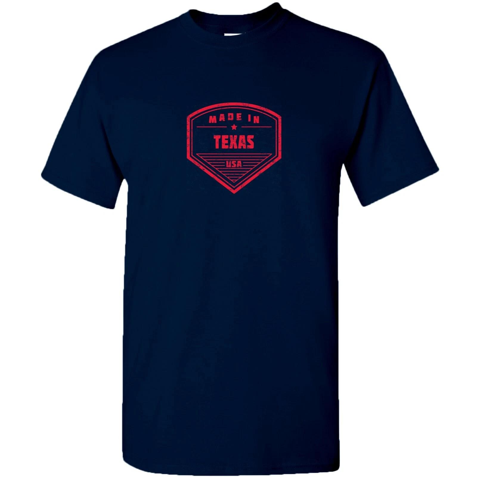 

Made in Texas Badge - Hometown Pride State T-Shirt - Navy 4XL