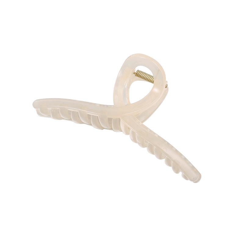 Korean Textured Jelly Color Versatile Shark Hair Clip for Styling