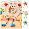 Carrot Baby Pull String Toy Develops Cognitive Crab Montessori Sensory Toys Creative Toddlers