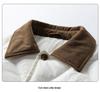 Men's 90% Down Jacket - 2025 Winter Retro Lapel Style, Warm & Lightweight Loose Coat