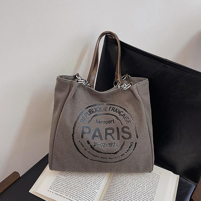 Large Capacity Women Totes Letters Printed Luxury Designer Handbags Ladies Casual Canvas Bag New Hobos Shoulder Messenger Bag