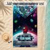 Beach TowelAmong Us Custom Name Text Personalized Soft Towel for Beach Pool Indoor Home Decor Gift