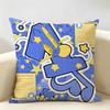 Cute BBattle For BFB Cushion Cover Natural Linen Organic Fabric DoubleSided Printing Room Sofa Decor Pillow Case