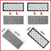 4PCS External Air Conditioning Filter Carbon Cloth Filter Suitable For Tesla Model Y 2020-2024 Activated Carbon Filter Cartridge