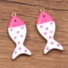 Collana con Ciondolo Pesce Reversibile Metallo Ipoallergenico Accessorio Gioielli Componenti per la Creazione di Gioielli Per Pelli Sensibili