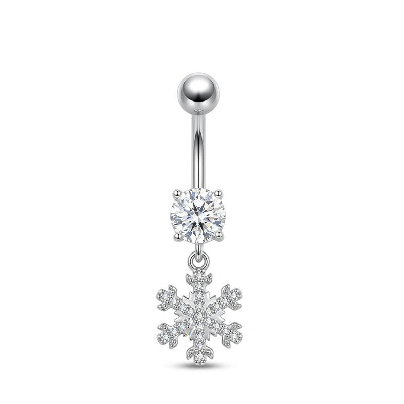 Mixed-Style Navel Piercing For Women Sexy Body Belly Piercings Rhinestone Butterfly Curved Belly Button Rings