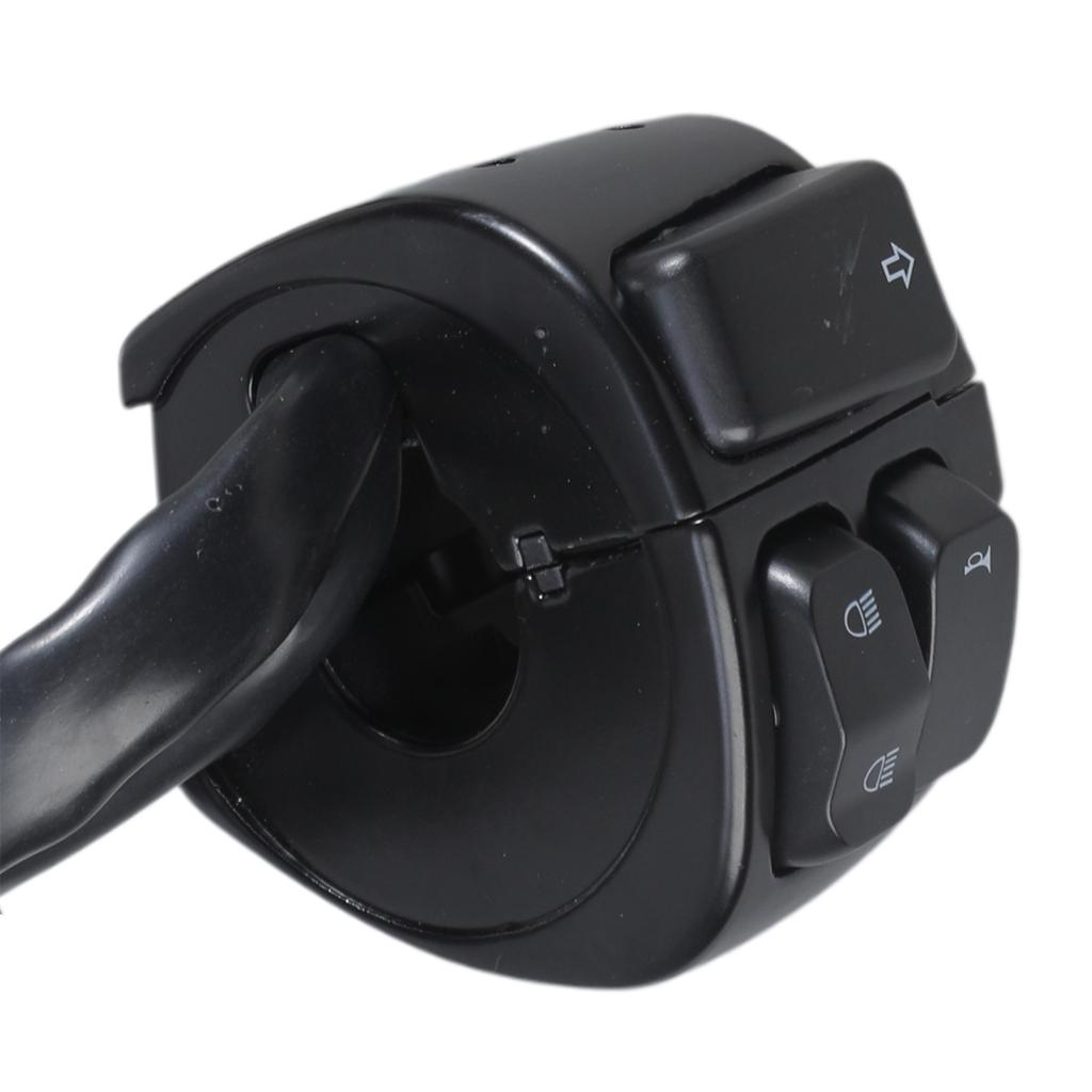 1'' Motorcycle Handlebar Control Switch Handlebar Switches On Off Switch with Horn Turn Signal High Low Beam Control
