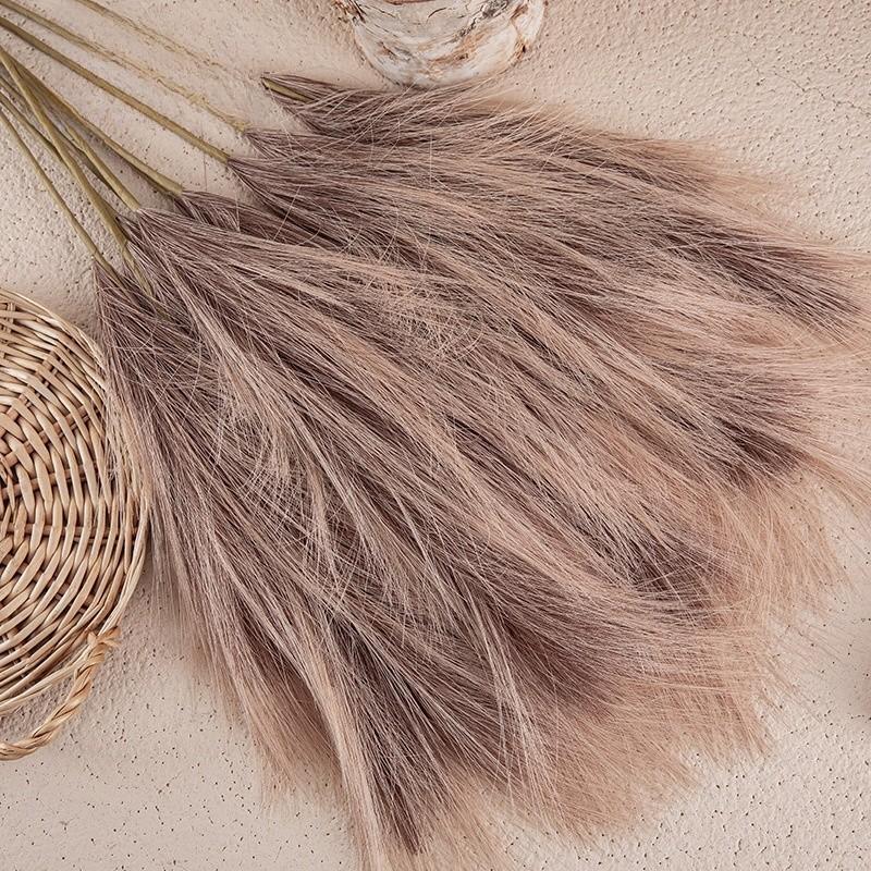 Decorative Reed Pampas Artificial Flower Living Room Decoration Fake Flowers Green Plants Wedding Crafts Shooting Props