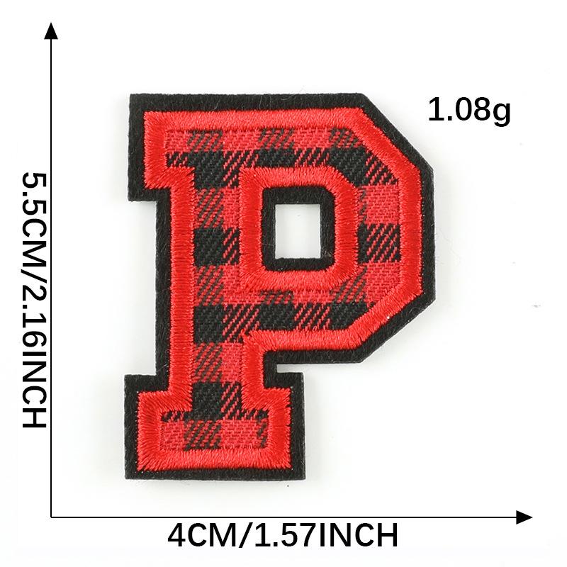 Computer Embroidery Label Cloth Embroidery English Alphabet Embroidery Badge Sticker Clothing Accessories Hat Accessories Patch Cloth Sticker