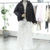 The Thilbery Fake Leather Check Hooded Layered Jumper NCMTR9M0JP07W