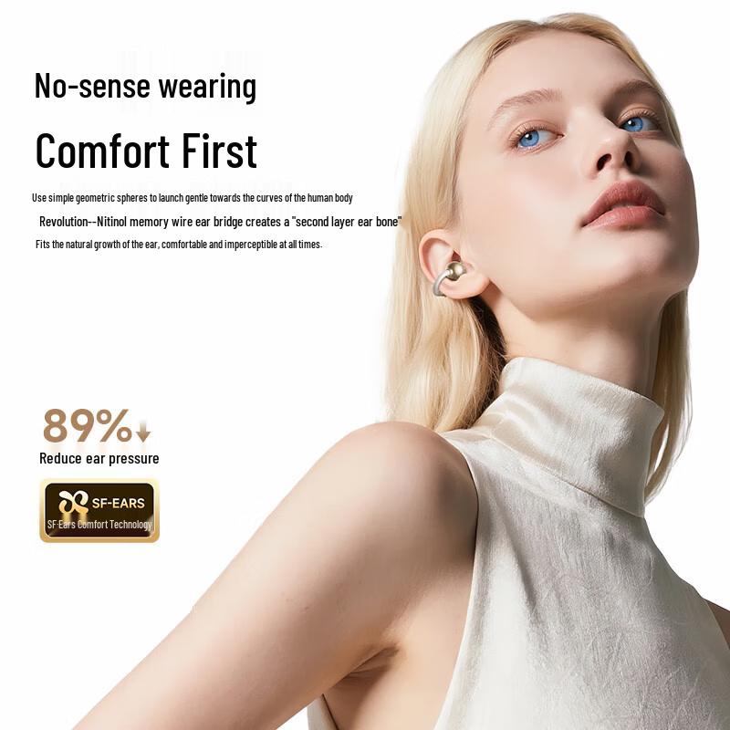 Philips TAT3469 Wireless Ear Clip Bluetooth Headphones