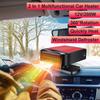 12V 200W Portable Fast Heating Auto Car Heater Defroster Demister Electric Heater Windshield ABS Heating Fan for Car Truck