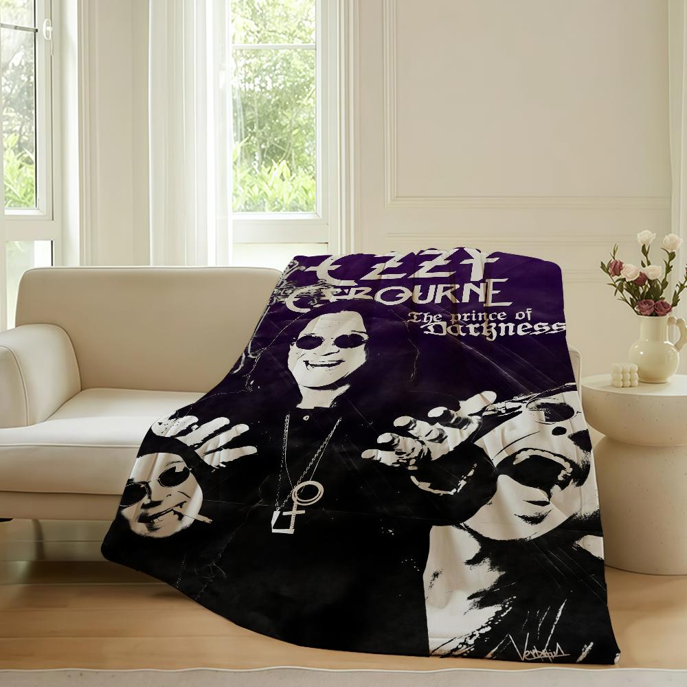 

Singer B-black S-sabbaths O-ozzyS Blanket For Sofa Office Bed Plane Travel Sleep Read Relax Camping Soft And Warm 30x40in