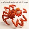 Kids Cutting Food Pretend Kitchen Toys Simulated Seafood Disassembly Crab/Tuna/Turkey Set Educational Role Play Gift Girls Toys