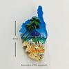 France Alsace Wine Estate Resin Fridge Magnet Stickers Travel Souvenir Gift Landscape Refrigerator Magnet Home Kitchen Decor