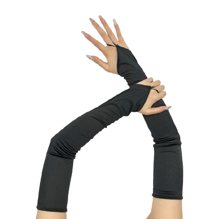 Women Satins Gloves Lady Long Gloves for Opera Proms Women and Girls Gift