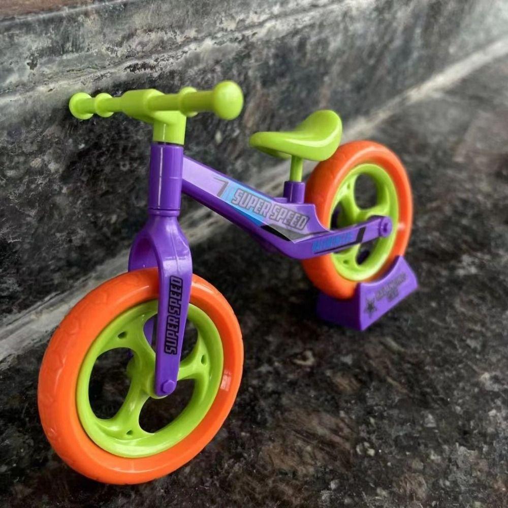 Plastics Assembled Balance Car Ornaments Toy Movable and Sliding Bicycles Adults Teenager
