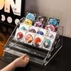 1pc Acrylic Transparent Badge Display Rack Stepped Desktop Jewelry Badge Storage Rack Suitable for Jewelry Pin Collectibles