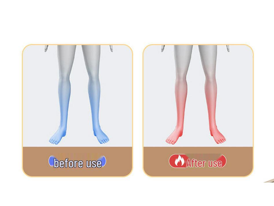 Aparat de masaj electric cu impulsuri pentru picioare, EMS, pad de acupunctură cu terapie termică