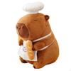 Capybara Plush Doll Chef Toy Stuffed Animal for Kids Adults