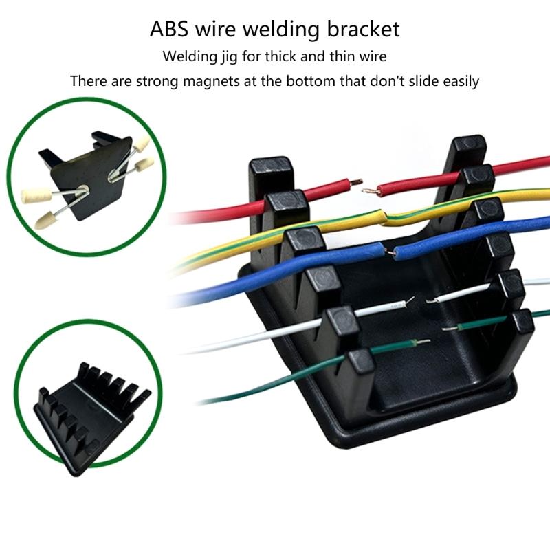 Soldering Wire Holder Plastic Clamp Soldering Wire Tin Leads Clamp Fixture Bracket Clamp For Soldering Accessories