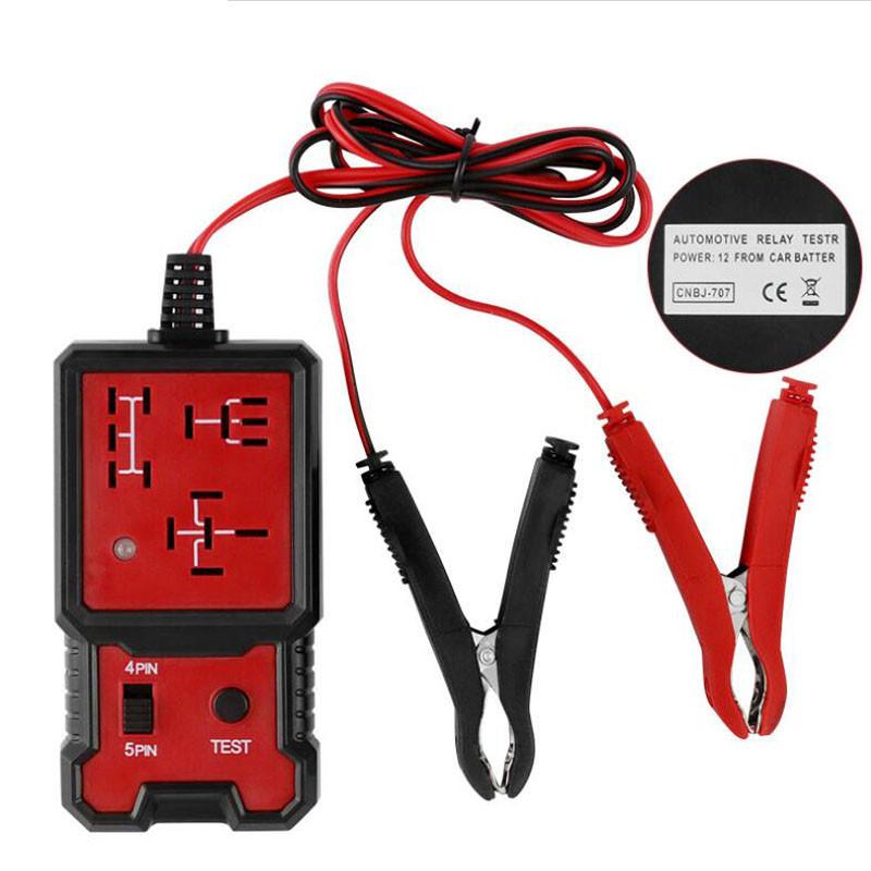 

Светодиодный индикатор Автомобильные аксессуары Автомобильный тестер аккумулятора Тестер реле автомобиля Тестер напряжения Универсальный 12 В NO1 белый