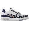 Nigo Collaboration Trainer FW25 Low Top Skateboard Shoes Unisex White Blue 1AIKQK