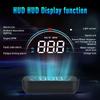M8 Car HUD Head Up Display OBD2 Overspeed Warning Auto Electronic Water Temperature LED Digital Projector Windshield