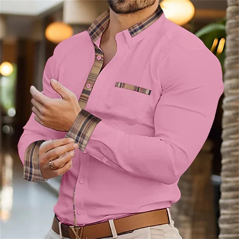 Long Sleeved Shirt Men's Loose Casual Spring Fashion Brand Cardigan Shirts Men’s