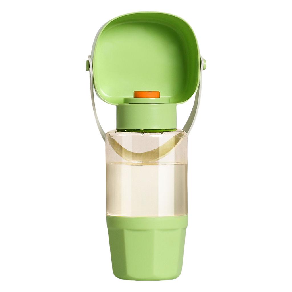 Pet Water Bottle Bowl Water Container Go Out Outdoor Drinking Cup 550ml Drinking Dispenser Water Container
