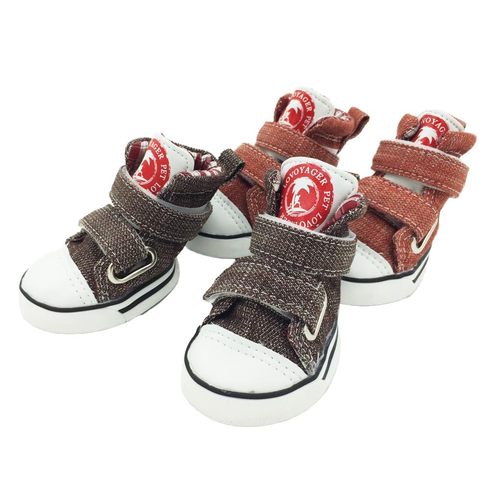 Promotion Luxury Large Medium Dog Shoes Waterproof Reflective Solid Pattern Snow Boots Outdoor Dog Paw Protector