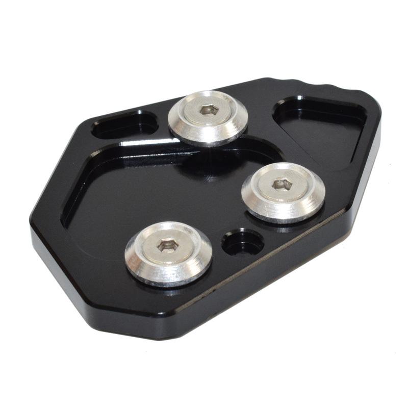 waase For BMW K1200R K1200S K 1200 S R 2005 2006 2007 2008 Kickstand Foot Side Stand Extension Pad Support Plate