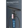 WEST BIKING Portable Bicycle Pump High Pressure Cycling Ball Inflator Standing Bike Hand Motorcycle Bike Tire Fill Pump Air Pump