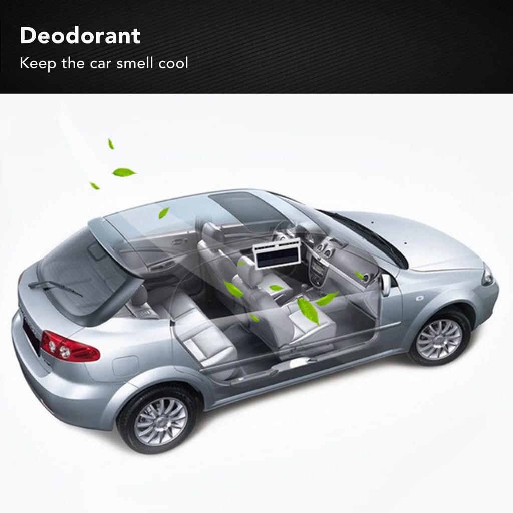 Solar Powered Car Cooler Large Wide Angle 3 Fans Deodorant Energy Saving Car Exhaust Ventilation Fan White