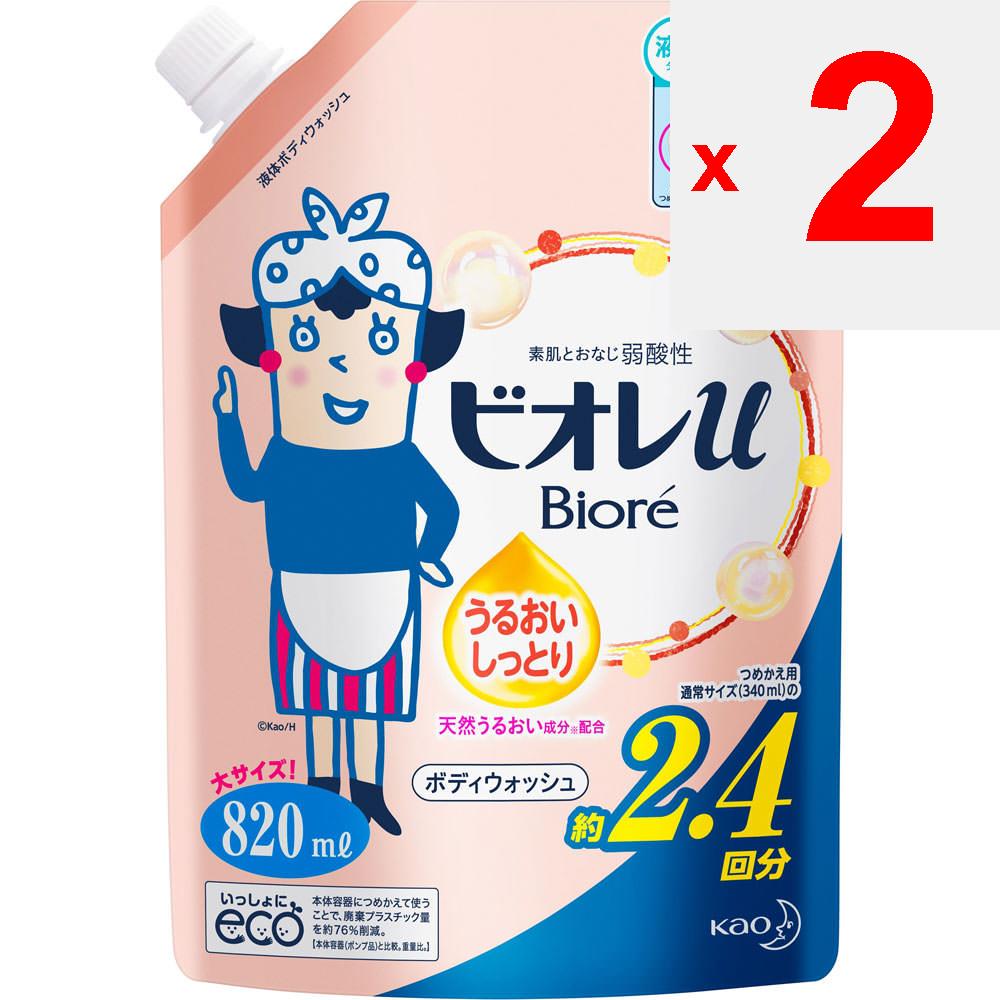 KAO Biore u Biore u Nawilżający wkład uzupełniający 820 ml do ogólnego zastosowania (Biore II) Mydło do ciała Nanieś odpowiednią ilość mydła na wilgotny ręcznik lub gąbkę, spień i wmasuj.
