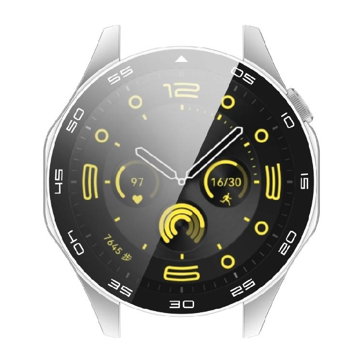 Smartwatch Tempered Glass Protector Cover for Watch GT4 46mm Case Bumper Shells