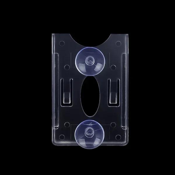 Car Card Sleeve Parking Ticket Suction Cup Clip Holder Auto Fastener Windscreen Park Card Organizer Stickers ID IC Clip Covers