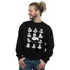 Star Wars: The Rise of Skywalker Mens First Order Character Line Up Mono Sweatshirt