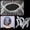 100pcs Plastic Waterproof Clear Hair Caps Shower Caps Multi-Purpose Thickening Elastic Bath Cap Home Hair Salon Portable Use