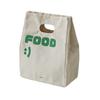 Canvas Insulated Lunch Bag Large Capacity Food Storage Bag Tote Portable Picnic Bag  School