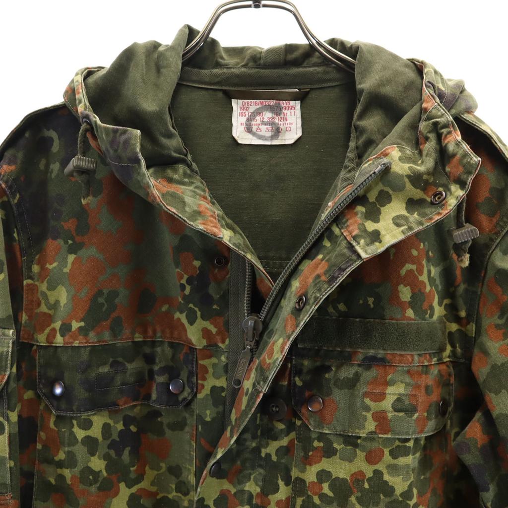 GERMAN MILITARY 90s Old Fractal Camouflage Military jacket Gr.Nr.1 Men's Used