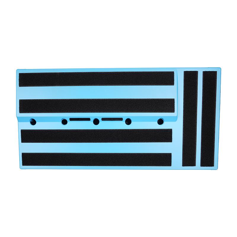 Güç Rayı ve Montaj Braketli ROCKHOUSE Çift Katmanlı Basamaklı Gitar Pedal Tahtası, Taşınabilir Tasarım