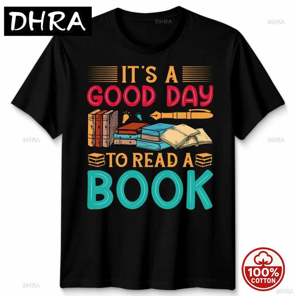 

Its A Good Day To Read A Book Hobbies Reading Unisex TShirt WOMENs Tee Graphic Top T Shirt Hip Hop Printed Tee Soft Minimalist S
