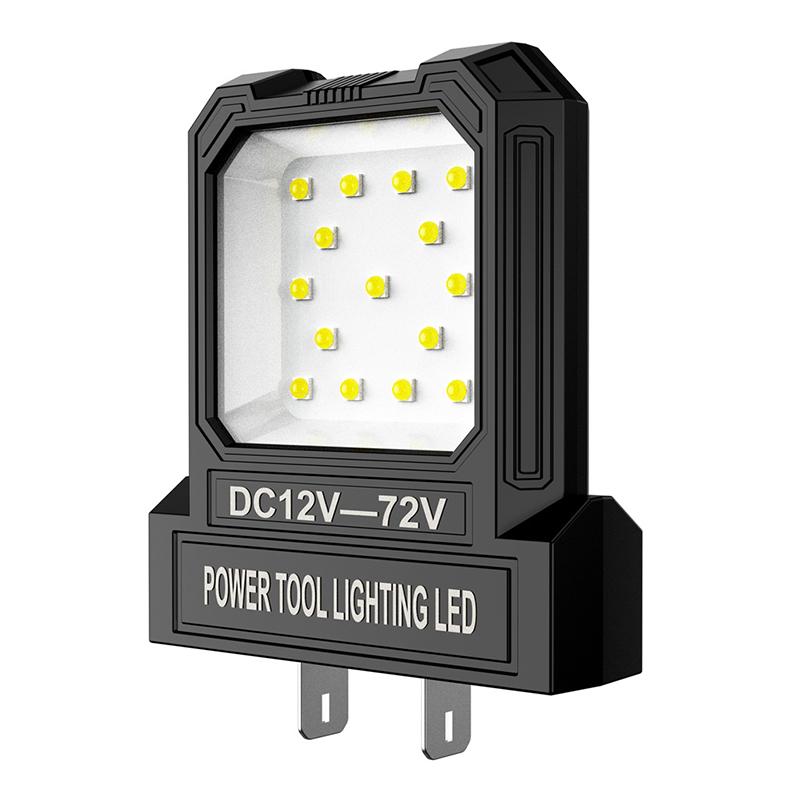 12V-85V Electric Tool With Universal Lithium Battery Led Auto Repair Work Light Floodlight For Long Term Outdoor Lighting Lamp