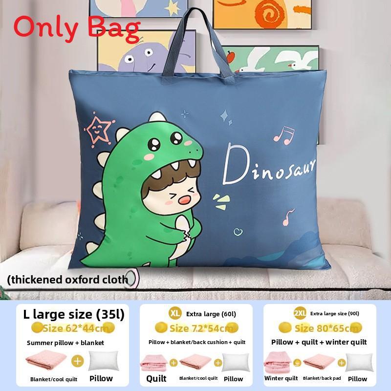 Toddler Cartoon Quilt Storage Bag With Waterproof Oxford Fabric For Bedroom And Travel Use
