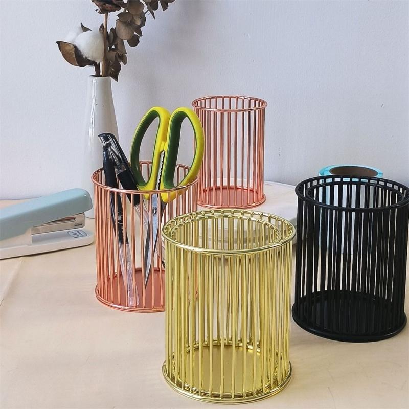 Pen Holder Shelf Pencil Holder Organizers Home Office Decorative Makeup Brush Cup Desktop Decorations Desk Organizers