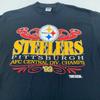 Vintage 90s PITTSBURGH STEELERS T-Shirt MEDIUM/LARGE Football NFL 1992