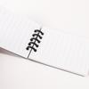 Loose-leaf spiral mini notebook, portable notepad, spiral-assembled memo book, suitable for outdoor home office and school use