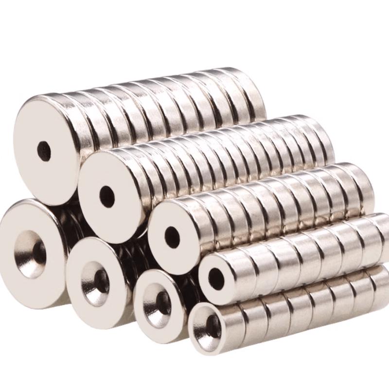 DIAIEN Countersunk Round Nickel Plated Magnet